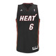 T-Shirt NBA Bordada Lebron James Miami (negro)