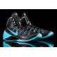 Nike Hyperdunk 2013 "Gamma Blue" (004 / negro / celestial laze)