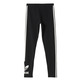 Adidas Originals Leggings 3 Streifen Logo (schwarz)