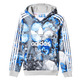 Adidas Originals Junior Superstar Jungle Trefoil Logo (blau/weiß/grau)