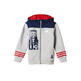 Adidas Boy Team Tiger Jacket (gris/azul/red)