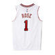 Set NBA Derrick Rose Bulls (weiß/rot)