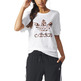 Adidas Originals Mujer Camiseta Freund Trefoil Tropic (blanco)