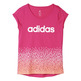 Adidas Junior Girls Schrank Fun T-Shirt (rosa/weiß)