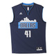 Adidas Camiseta Réplica Dirt Nowitzki Dallas Mavericks (Navy/gris)