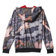 Original Adidas Rita Ora Hood mit Kapuze "Kimono Print" (multicolor/red)