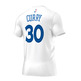 Adidas NBA Camiseta Gametime Stephen Curry Warriors (blanco/azul/amarillo)