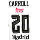 Camiseta Carroll #20# Real Madrid Basket 2015-2016 (blanco/gris)