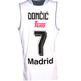 Camiseta Luka Doncic #7# Real Madrid Basket 2015-2016 (blanco/gris)