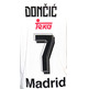 Camiseta Luka Doncic #7# Real Madrid Basket 2015-2016 (blanco/gris)