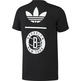 Camiseta Brooklyn Nets (negro/blanco)