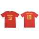 T-Shirt Cover Marc Gasol #13# Spanien (602/rot/gelb)