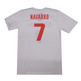 Camiseta Cubre Navarro #7# Spanien (101/blanco/rojo)