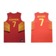 T-Shirt Réplica Navarro #7# Spanien 2014 (601/red/gelb)