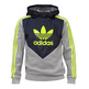 Adidas Original Junior Fun Hooded Flock TT (grau/navy/lime)