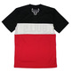 Adidas T-Shirt NBA Bulls Winter Hoops (schwarz/weiß/rot)