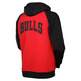 Adidas Sudadera FZ Washed Chicago Bulls (rojo/negro)