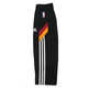 Adidas Young NBA Miami Winter Hoops Hose (schwarz/garnet/gelb)