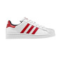 Adidas Superstar 2 Junior (36-40/weiß/rot/marin)