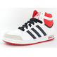 Top von Adidas Zehn Hi Kids (weiß/navy/orange)