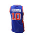 Adidas Camiseta Swingman Rodman Pistons (blau/rot/weiß)