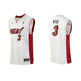 Adidas Camiseta Réplica Wade Miami Heat (weiß/rot/schwarz)