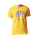 Adidas Camiseta NBA Nick Name Kid L.A Lakers Black Manba No 24 (amarillo)