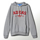 Adidas Originals Sudadera Slim Fleece (gris/rojo)