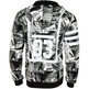 Original Sweatshirt 3 Foil Street FZ (weiß/schwarz)