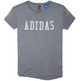 Adidas Originals Camiseta Mujer London Zurück (gris/blanco)