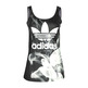 Adidas Originals Camiseta Weiß Rauch Layr Tank Rita Ora (negro/blanco)