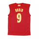 Adidas Camiseta NBA Fanatic Mundial Rubio No9 (rot/gelb)