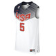 Camiseta Réplica Kevin Durant #5# USA 2014 (100/blanco/navy/red)