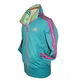 Adidas Chaqueta YG Reinv TT (grün/pink)