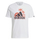 Adidas AEROREADY Urlaub Sunset Logo Graphic Tee