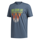 Adidas Basketball Dreistreifen Hoops Tee