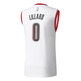 Adidas Camiseta Réplica Damian Lillard Blazers (weiß/schwarz/rot)