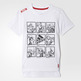 Adidas Camiseta Youth Marvel Avengers (weiß/schwarz/scarlet)