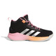 Adidas Cross Em Up 5 Kids Wide "Black-Beam Pink"