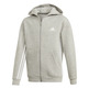 Adidas Junior YB MH 3-Streifen Full Zip Hoodie