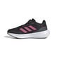 Adidas Kids RunFalcon 3.0 Elastische Spitze "Black-Pink"