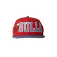 Adidas NBA Bulls Flat Brim Cap (rot/schwarz/weiß)