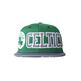 Adidas NBA Celtics Flat Brim Cap (kelly-sld/black/white)