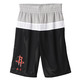 Adidas NBA Short Niño Houston Rockets Winter Hoops Rev (schwarz/weiß/grau)