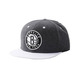 Adidas Original NBA Gorra Nets Fitted (negro/gris)