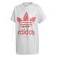 Adidas Originals Big Trefoil Oversize Tee W (White/Semiflashred)