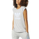 Adidas Originals W Boyfriend Roll-Up Tee (mittelgrau Heather)