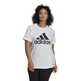 Adidas Sportswear Must hat Abzeichen von Sport Tee Plus Größe "Weiß"