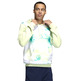 Adidas Sudadera Capucha Basket Allover Drucken "Lime"