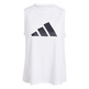 Adidas Train Essentials Big Performance Logo Wmns Tank "White"